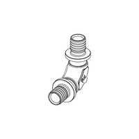 Kolano 90' TECE flex, brąz, 32 mm (zz x zz)