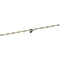 Odpływ liniowy Geberit CleanLine80: L=30–90cm, Rama: szampańska / polerowana, powlekana, Powierzchnia: szampańska / szczotkowana, powlekana