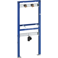 Stelaż podtynkowy do umywalki GEBERIT Duofix, 1300 x 500 x 75 mm, bateria: ścienna natynkowa, regulacja wysokośći