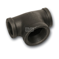 Trójnik SANHA 130# żeliwo 1'' GW, kolor czarny