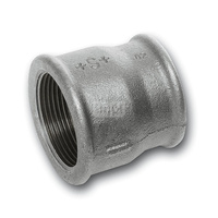 Mufa SANHA 240# redukcja, żeliwo (ocynk galwaniczny/elektrolityczny) (ocynk), 1/2'' x 3/8'' (GW)