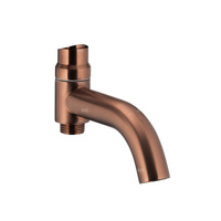 MOZA Wylewka wannowa składana do deszczowni, Brushed rose gold PVD