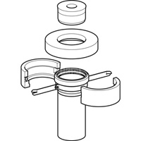 Przyłącze dachowe Geberit pionowe d110 z izolacją i kielichem