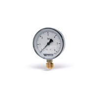 Manometr radialny 1/2" F+R201 - manometr, przyłacze dolne 1/2'', tarcza 100 mm, 0-4 bar