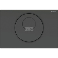 Elektroniczny zestaw uruchamiający WC Geberit, IR, Sigma10, 12cm, stal nierdz., czarny