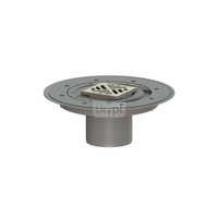 Kratka KESSEL Variofix kwadratowa ze stalowai nierdzewnej 95x95mm do wpustu