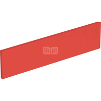 Osłona dekoracyjna Geberit Bambini boczna, do umywalki dla dzieci, niższa umywalka: Czerwony Varicor Nr 227 / Matowy