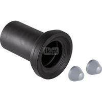 Króciec podłączeniowy odpływu Geberit z zaślepkami: d=110mm, Chrom matowy