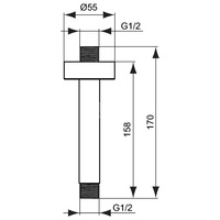 IDEALRAIN RAMIĘ SUFITU 150MM