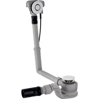 Zestaw odpływowo-przelewowy Geberit PushControl, d52, z zestawem wykończeniowym: Chrom błyszczący, d=40/50mm