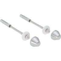 Geberit Elementy mocujące do umywalki kompaktowej, L12cm, z zaślepkami, chromowane