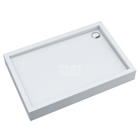 Brodzik akrylowy zintegrowany z nośnikiem Stabilsound Plus® oraz obudową akrylową przeciągniętą do podłogi Medium 80x100x16 cm, prostokątny