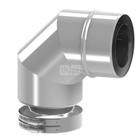 Kolano podłączeniowe do kotła 60/100-60/100 ARISTON Cares, Clas, Genus, Alteas 