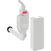 Syfon natynkowy Geberit do urządzeń, z pokrywą: d=40mm, Biały-alpin