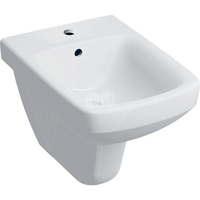 Geberit Selnova Square Bidet wiszący, B35cm, H35.5cm, T53cm, z przelewem, z otworem na baterię