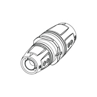 Złączka TECE logo redukcja trzyczęściowy, tworzywo, 63 mm x 50 mm (pz x pz)