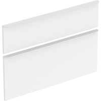 Zestaw frontów szuflad do szafki pod umywalkę GEBERIT, kol. biały wysoki połysk szer.900 mm