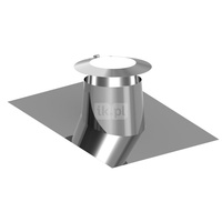 Przejście przez dach 5-15st. stal nierdzewna +kołnierz fi150/240mm