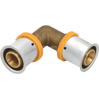 Kolano 90' mosiężne ultraPRESS - 25