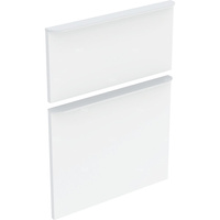 Zestaw frontów szuflad do szafki bocznej GEBERIT, kol. biały wysoki połysk szer.450 mm