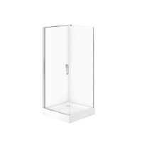 SET C388 KAB MODUO KWADR 1 DRZWI PEŁNE 90X90X195+TAKO BIAŁY 90X16 WIR