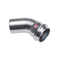 Carbon Łuk Jednokielichowy 45º 76mm