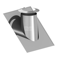 Przejście przez dach 26-35st. stal nierdzewna z płytą Pb+kołnierz fi140/225mm