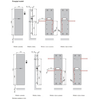Grzejnik elektryczny ZEHNDER Deseo Verso 1750 x 475 mm, kolor czarny, moc 750 W