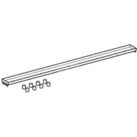 Pokrywa Geberit, do pokrycia płytkami ceramicznymi, do rynny zbiorczej: L=120cm, Możliwość pokrycia płytkami ceramicznymi