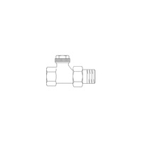Combi 3, zawór powrotny, PN10, DN 20 - 3/4 prosty, niklowany