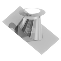Przejście przez dach 26-35st. aluminiowe z kołnierzem fi250mm 