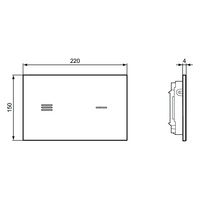 SYMFO NT1 BEZDOTY. PŁYTKA SPŁUK. BIAŁY
