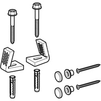 Elementy mocujące do miski ustępowej, do urządzenia WC z funkcją higieny intymnej Geberit AquaClean Sela ze stojącą miską WC (produkowanych do 2018 roku)
