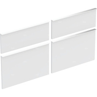 Zestaw frontów szuflad do szafki pod umywalkę podwójną GEBERIT iCon, kol. biały matowy szer.1200 mm