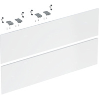 Zestaw frontów szuflad do dolnej szafki pod umywalkę GEBERIT ONE, kol. biały wysoki połysk szer.900 mm