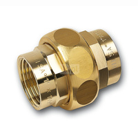 Śrubunek SANHA PURAFIT ze stożkiem trzyczęściowy, Cu, 1 1/2'' (GW)