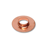 Przejściówka SANHA WBS V redukcja, Cu, 138 mm x 88,9 mm (kołnierz x lut zewnętrzny)