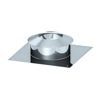 Osłona wylotu przewodu kominowego JEREMIAS 360-TWIN63 stal nierdzewna 60/100 mm