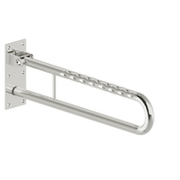 Poręcz ścienna Koło Lehnen Funktion, uchylna, L85cm, stal nierdzewna gładka