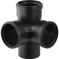 Czwórnik GEBERIT Silent-PP polipropylen, 125 mm x 110 mm x 110 mm x 125 mm DN 125 x DN 100 x DN 100 x DN 125, mw x mw x mw x mw