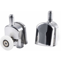 Rolki dolne wypinane, chromowane, do szyb 5 mm, fi 23 mm (2 szt.)