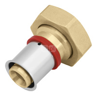 Półśrubunek mosiężny z płaskim uszczelnieniem GW ultraPRESS - 25 G1 1/4"