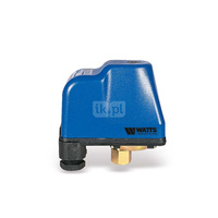 Presostat jednofazowy, zakres regulacji pracy: 1 - 5 bar. Nastawa fabryczna 1,4 bar (zamykanie styków), 2,8 bar (otwieranie styków).  PA5/MI PRESSOS. AUTOCLAVE 