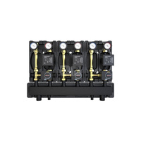 Zestaw DZGP-ECFP-08/ z trzema grupami miesz. z siłownikiem, z pompami DEFRO ECOFLOW ENERGY PLUS