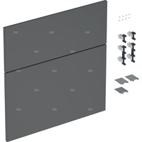 Zestaw frontów szuflad (2 szt.) do dolnej szafki pod umywalkę GEBERIT iCon, kol. lava matowy szer.600 mm