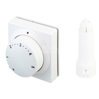 Głowica termostatyczna prosta do zaworów do instalacji grzewczych DANFOSS, zakres reg. 28 … 8'C, przyłącze Click 22, kolor biały (RAL9016), zabezpieczenie przed zamarzaniem