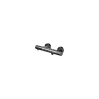 BATERIA NATRYSKOWA TERMOSTATYCZNA ŚCIENNA ZEN CZARNY GUN METAL