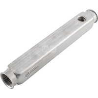 Belka ze stali nierdzewnej z otworem na odpowietrznik rozstaw 50 mm - 12 obwodów