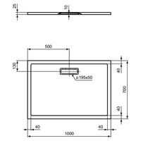 ULTRAFLAT NEW BRODZIK 100X70 PROS. SILK