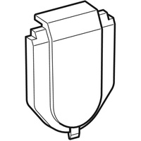 Pokrywa Geberit do króćca węża podłączeniowego, do płytek przykrywających do podtynkowej skrzynki funkcyjnej